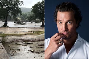 El actor de Hollywood Matthew McConaughey, natal de Texas, pidió ayuda para la población afectada por las inundaciones