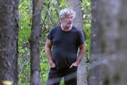 El actor, días después de la tragedia, en las cercanías de su casa de Vermont