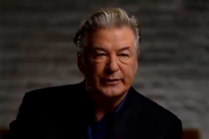 El actor durante la entrevista que brindó a la cadena ABC