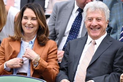 El actor Dustin Hoffman y su mujer, la empresaria Lisa Jo Gottsegen.