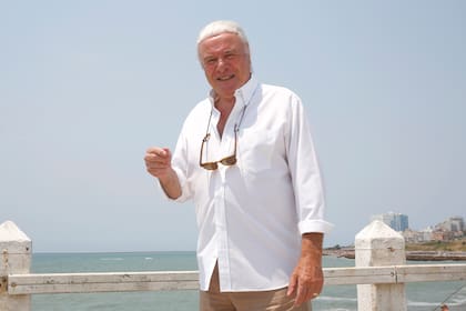 El actor en Mar del Plata, en una imagen de 2022