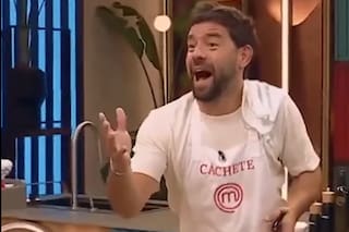 El peligroso accidente de Cachete Sierra en MasterChef y el desopilante comentario de Eva Anderson