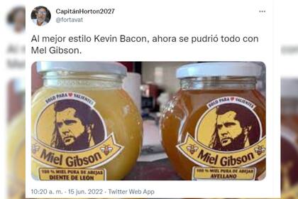 El actor es utilizado para la venta de miel  (Captura Twitter)