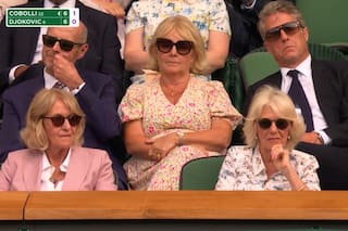 Qué le pasó a Hugh Grant en Wimbledon