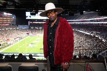 El actor Jamie Foxx estuvo entre el público