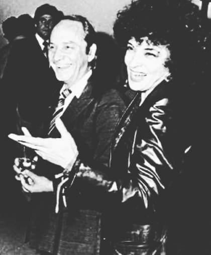 El actor, junto a Cipe Lincovsky