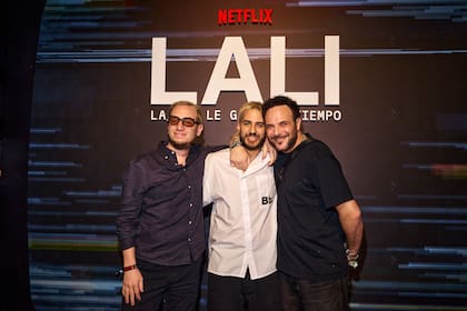 El actor Martín Rechimuzzi, el director creativo Pablo Cerezo y el fotógrafo Guido Adler