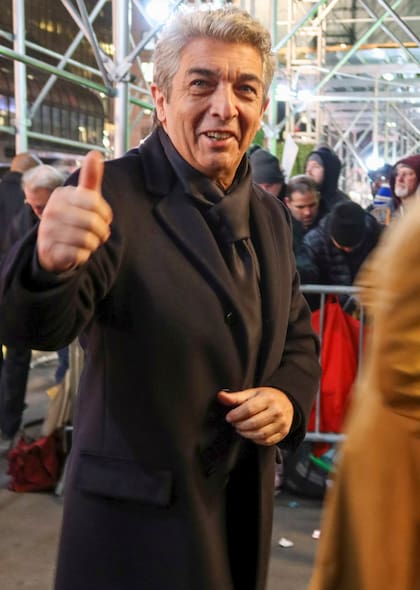El actor Ricardo Darin es visto en la ciudad de Nueva York, en plena temporada de premios
