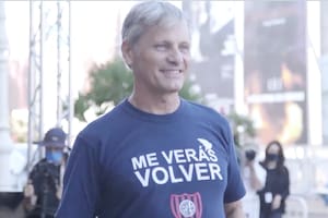 Viggo Mortensen y el gesto a San Lorenzo en San Sebastián que Tinelli celebró