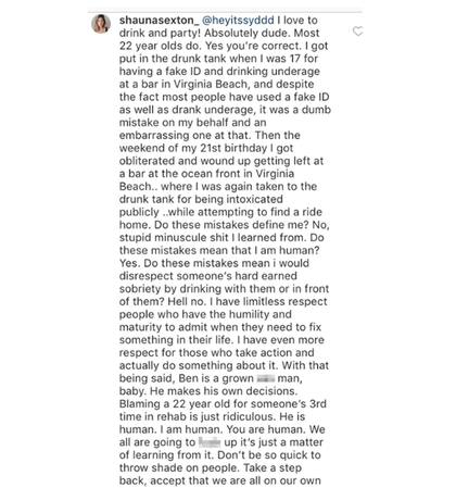 El descargo de la novia de Affleck tras ser señalada en las redes sociales como una mala influencia para el actor