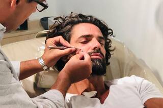 Luciano Castro se accidentó haciendo surf y terminó con una sutura en la cara