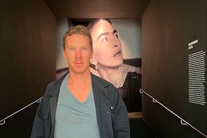 El actor visitó el museo Malba