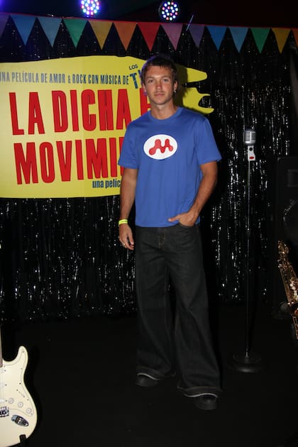 El actor y modelo Franco Masini hizo un paréntesis en su ajustada agenda -que se divide entre Argentina y España- para disfrutar del film