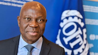 El actual director general de la Organización Internacional, Gilbert F. Houngbo