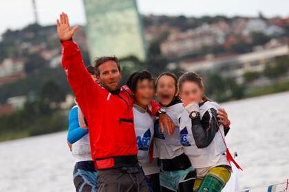 El acusado: Leandro Tulia, entrenador de la escuela Optimist del Yacht Club Olivos