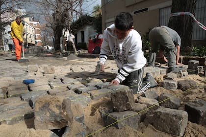 El adoquinado en el casco histórico de San Isidro está catalogado como patrimonio urbanístico