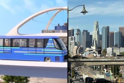 El aeropuerto de Los Ángeles está próximo a inaugurar su tren eléctrico