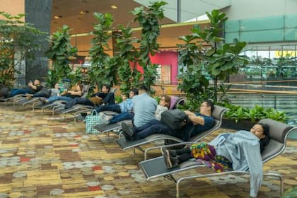 El aeropuerto intenta ofrecer una experiencia relajante a sus usuarios