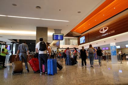 El aeropuerto internacional "El Plumerillo", en la provincia de Mendoza