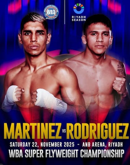 El afiche del combate entre Pumita Martínez y Jesse Bam Rodríguez