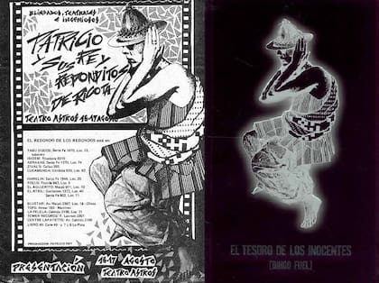 El afiche diseñado por Rocambole para las presentaciones de los Redondos en Astros que no se pudo concretar: porque Valeria Lynch sumó funciones y la banda icónica del rock pasó del Astros a Cemento