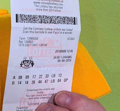 El afortunado ganador tuvo suerte en el sorteo Lucky for Life