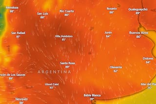Llega la primera ola de calor a Buenos Aires: hasta cuándo dura el fenómeno, según el último informe del SMN