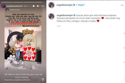 El agradecimiento de Ángel Di María por la celebración