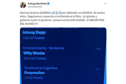 El agradecimiento de Basilotta por la defensa a Guaymallén de cientos de usuarios
