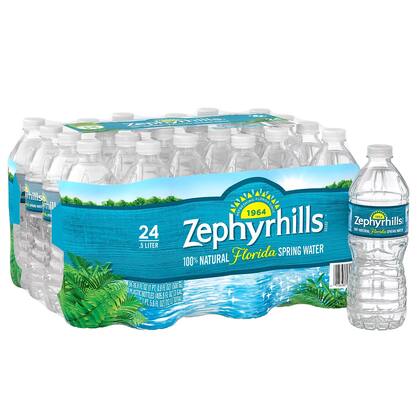 El agua de Zephyrhills se embotella y se vende en los supermercados de todo el país