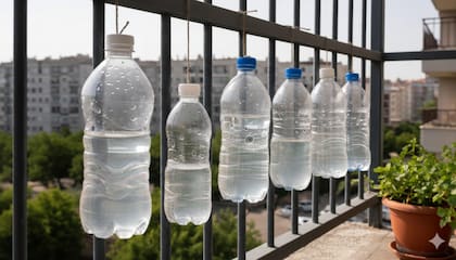 El agua mezclada con vinagre ahuyenta a las plagas que pueden atacar tus plantas