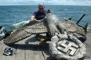 Uruguay archivó el proyecto para transformar el águila nazi del Graf Spee en paloma de la paz