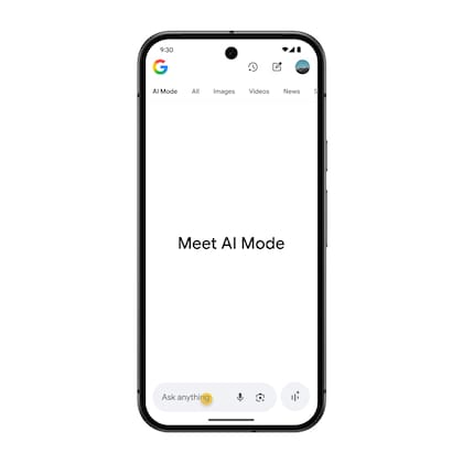El AI Mode de Google haciendo gráficos. Crédito: Google.