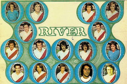 El álbum de figuritas de River. 1974.
