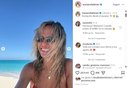El álbum de fotos de Mariana Fabbiani