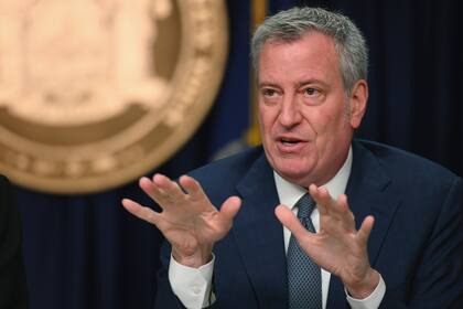 El alcalde de Nueva York, Bill de Blasio