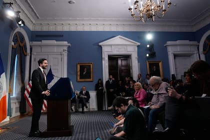 El alcalde de Nueva York, Zohran Mamdani, en una conferencia de prensa, el 17 de febrero.
