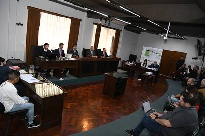 El alegato fiscal, hace dos semanas, se realizó en una sala de los tribunales de Lavalle 1171 de la Capital Federal