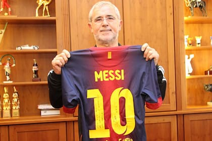 El alemán con la camiseta de Messi