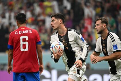 El alemán Kai Havertz entró desde el banco de suplentes y marcó dos goles frente a Costa Rica