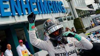 El alemán Nico Rosberg, el más veloz en su tierra