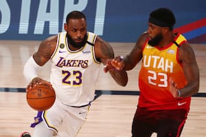 Lakers, el N° 1 del Oeste. De la mano de LeBron y "las imágenes de Kobe"