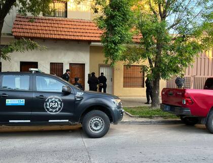 El allanamiento en la casa de Aranda fue hecho por la Policía de Seguridad Aeroportuaria