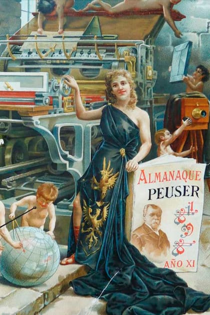 El Almanaque Peuser fue otro clásico de la gran editorial.