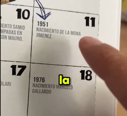 El almanaque recuerda fechas que quizás muchos no conocen (Captura: @mazoargento)