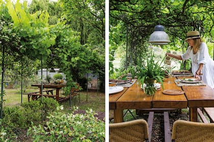 El almuerzo en la huerta tiene su encanto especial.