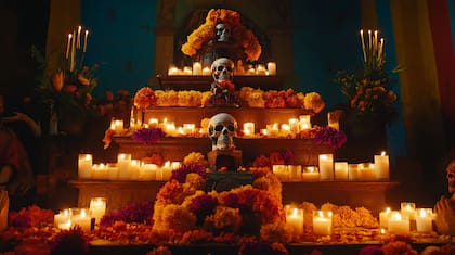 El altar de Día de Muertos es una ofrenda dedicada a los fallecidos (Archivo)