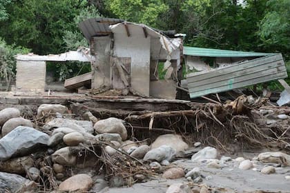 El alud destruyó El Rodeo