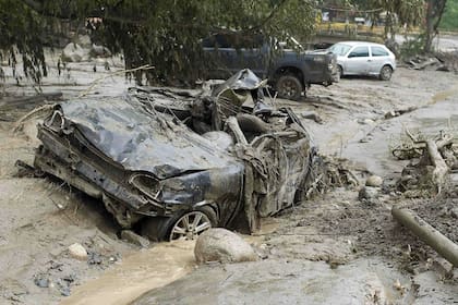 El alud se llevó todo por delante