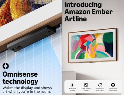 El Amazon Ember Artline cuenta con tecnología Omnisense para optimizar el consumo energético (Amazon)